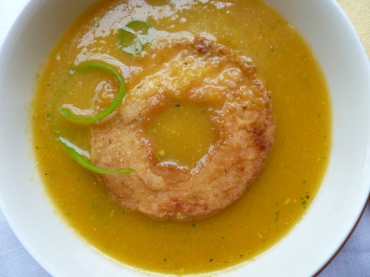zuchinni milanese and apple celerysoup 020