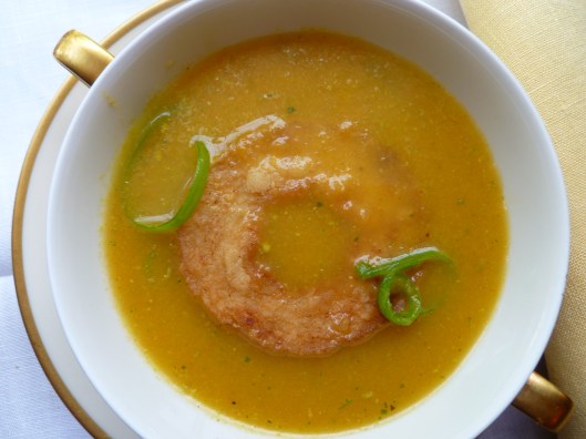 zuchinni milanese and apple celerysoup 032