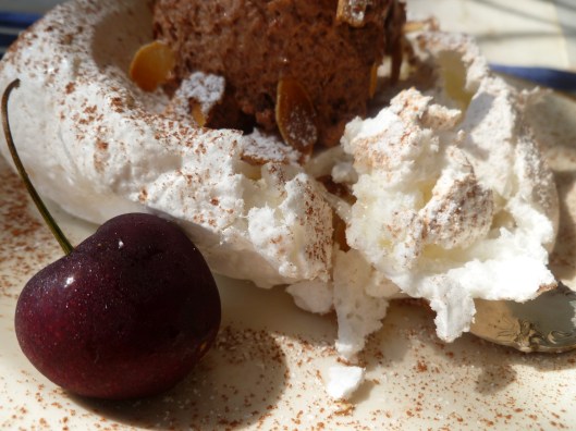 finished chocolte pavlova 012