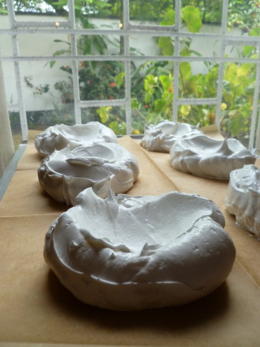 Pavlova au chocolat steps and ingredients 013