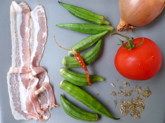 okra and tomato all blackberry pie finished sweet tato swouufle 010