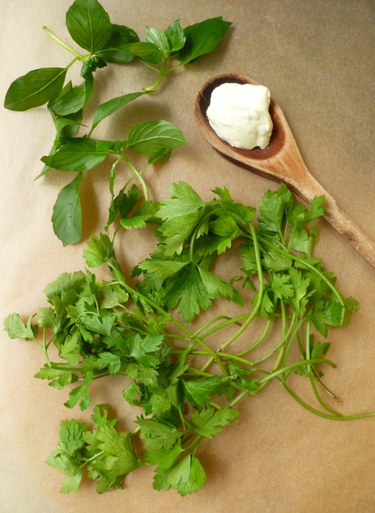 Eggs carbonara ingredients 012