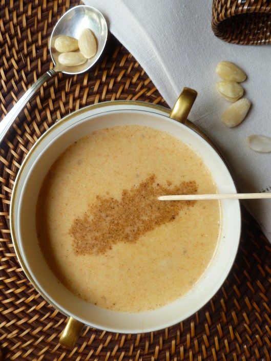 spiced almond soup madewith homemadestock 016