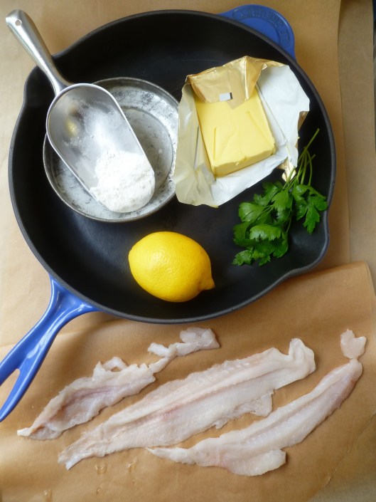 strawhaymushroomprosciuttopasta sole eith lemon butter sauce 011