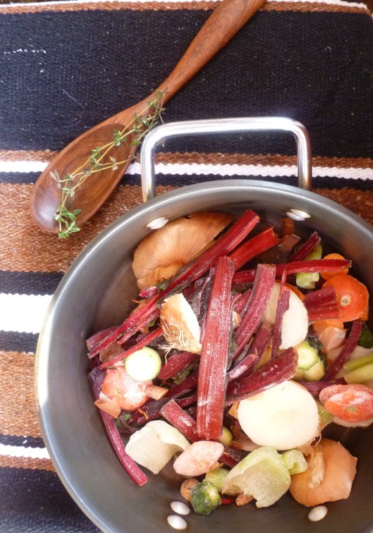 veg bouillion and finished sauteekale 002