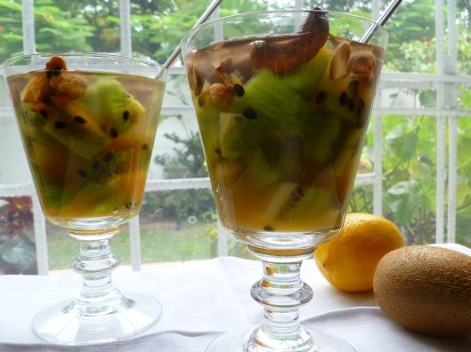 Verrines of Kiwi PassionFruit Lemonade all 092