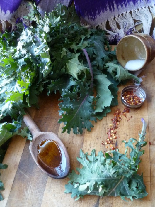 quick stir fried kale 014