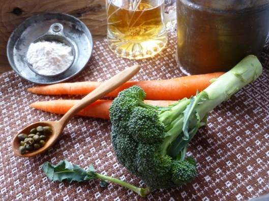 caper beer batter veg and red cabbage ing 006