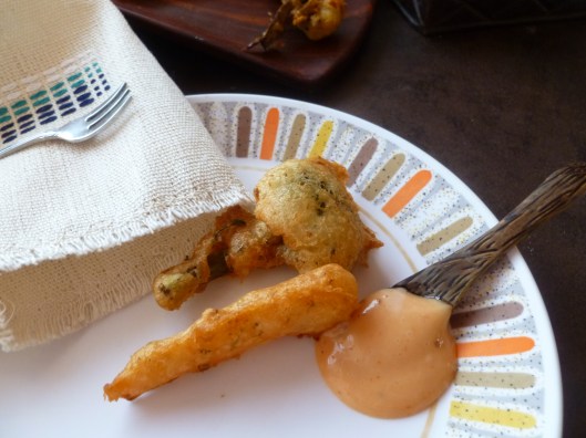 sauce amora beerbatter carrotsand brocoli 016