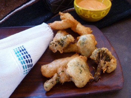 sauce amora beerbatter carrotsand brocoli 036