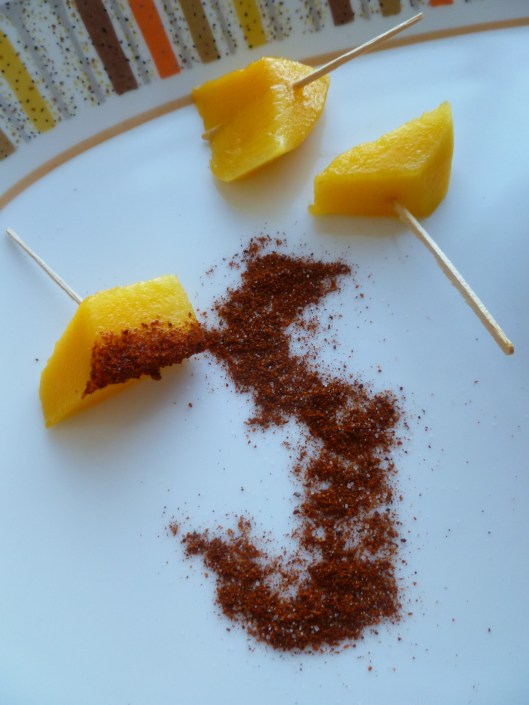 mango and pico de gallo powder and choc pots de creme ing and fi 006