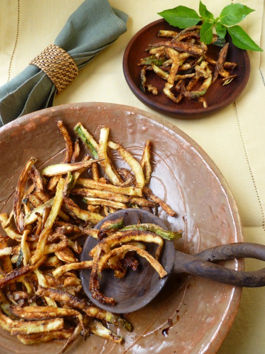 snoballs zucchini fried stick salad 036